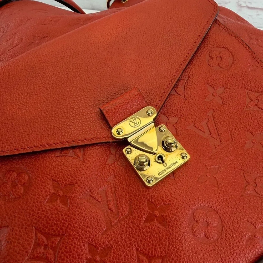 Louis Vuitton Metis Monogram Empreinte Embossed Leather Hobo Bag
